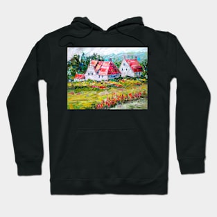 England landscape oil Hoodie